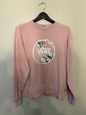 Vans Crewneck with Floral Logo